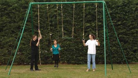 Adult outdoor garden swing