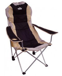 Black Royal Adjustable Folding Camp Chair