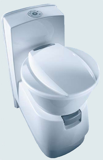 Thetford Cassette Toilet Swivel Head White Electric W/O Door C223-CS