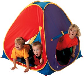 Kids pop up play tents and childrens beach sun shelters
